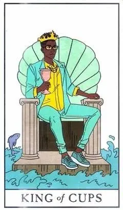 King of Cups - Modern Witch Tarot - Tarot Deck by Lisa Sterle
