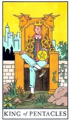 King of Pentacles - Modern Witch Tarot - Tarot Deck by Lisa Sterle