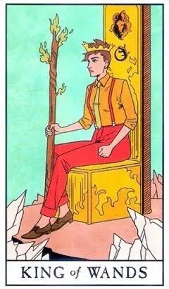 King of Wands - Modern Witch Tarot - Tarot Deck by Lisa Sterle