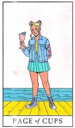 Page of Cups - Modern Witch Tarot - Tarot Deck by Lisa Sterle