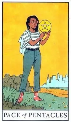 Page of Pentacles - Modern Witch Tarot - Tarot Deck by Lisa Sterle