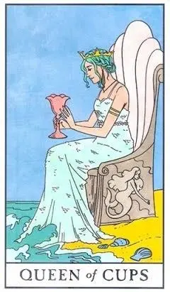 Queen of Cups - Modern Witch Tarot - Tarot Deck by Lisa Sterle
