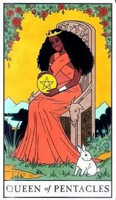 Queen of Pentacles - Modern Witch Tarot - Tarot Deck by Lisa Sterle
