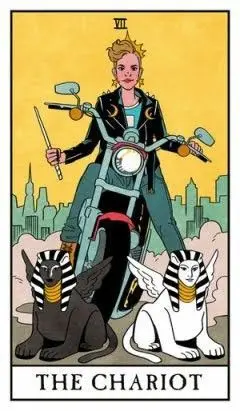 The Chariot - Modern Witch Tarot - Tarot Deck by Lisa Sterle