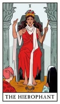 The Hierophant - Modern Witch Tarot - Tarot Deck by Lisa Sterle