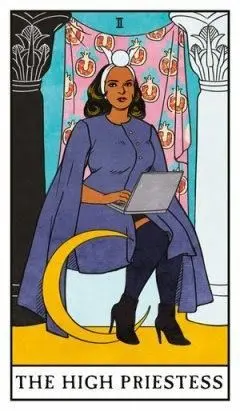 The High Priestess - Modern Witch Tarot - Tarot Deck by Lisa Sterle