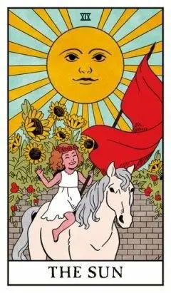 The Sun - Modern Witch Tarot - Tarot Deck by Lisa Sterle