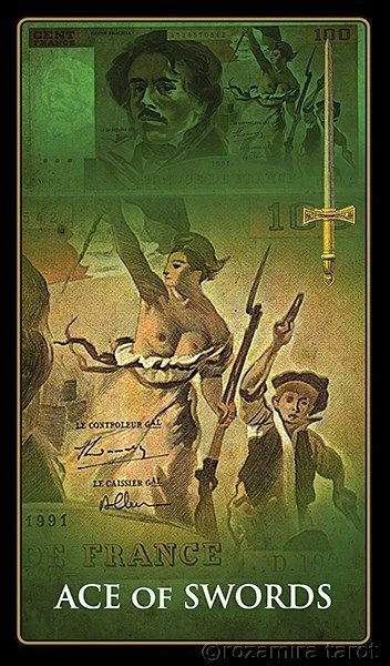 Ace of Swords - Money Tarot - Eugene Vinitski