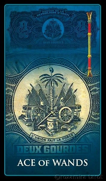 Ace of Wands - Money Tarot - Eugene Vinitski
