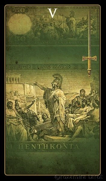 Five of Swords - Money Tarot - Eugene Vinitski