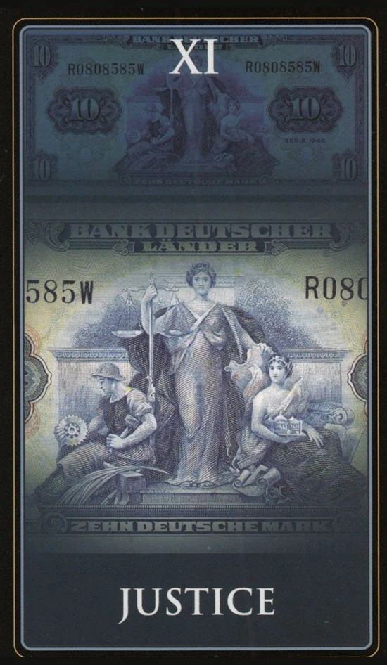 Justice - Money Tarot - Eugene Vinitski