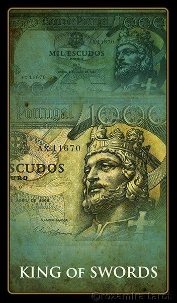 King of Swords - Money Tarot - Eugene Vinitski