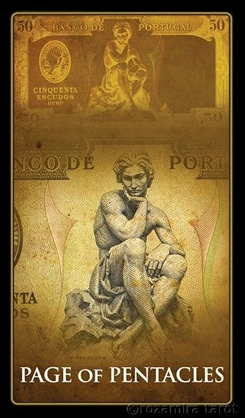 Page of Pentacles - Money Tarot - Eugene Vinitski