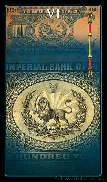 Six of Wands - Money Tarot - Eugene Vinitski