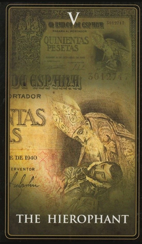 The Hierophant - Money Tarot - Eugene Vinitski
