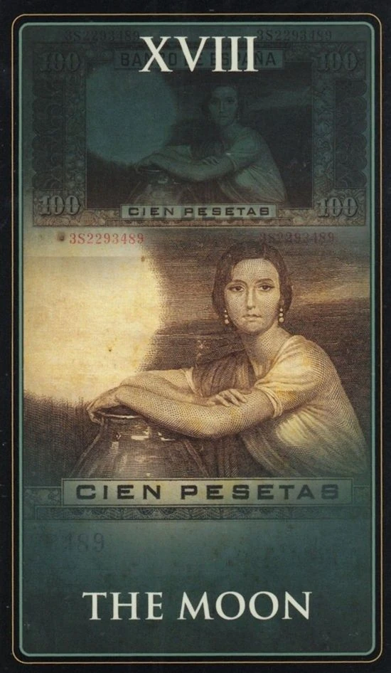 The Moon - Money Tarot - Eugene Vinitski