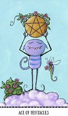Ace of Pentacles - Monstarot - Joanna Nelson