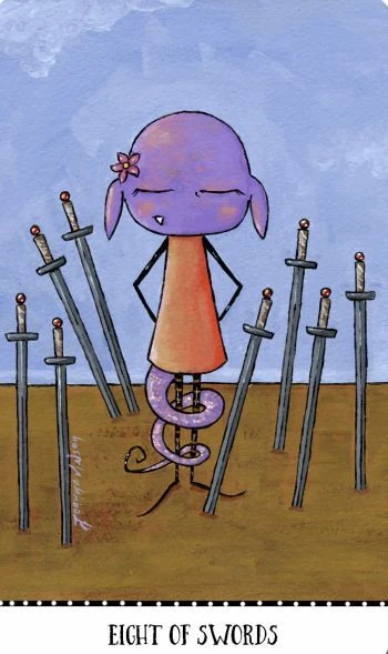 Eight of Swords - Monstarot - Joanna Nelson