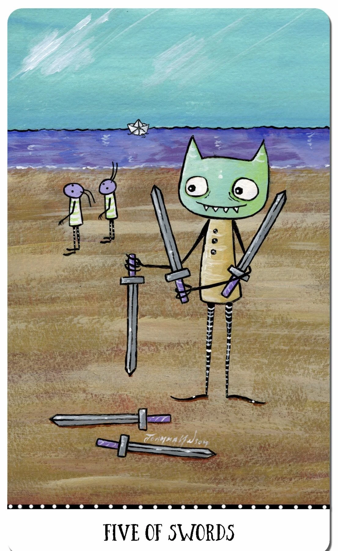 Five of Swords - Monstarot - Joanna Nelson