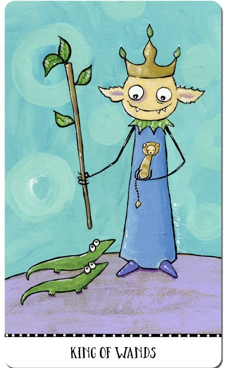 King of Wands - Monstarot - Joanna Nelson