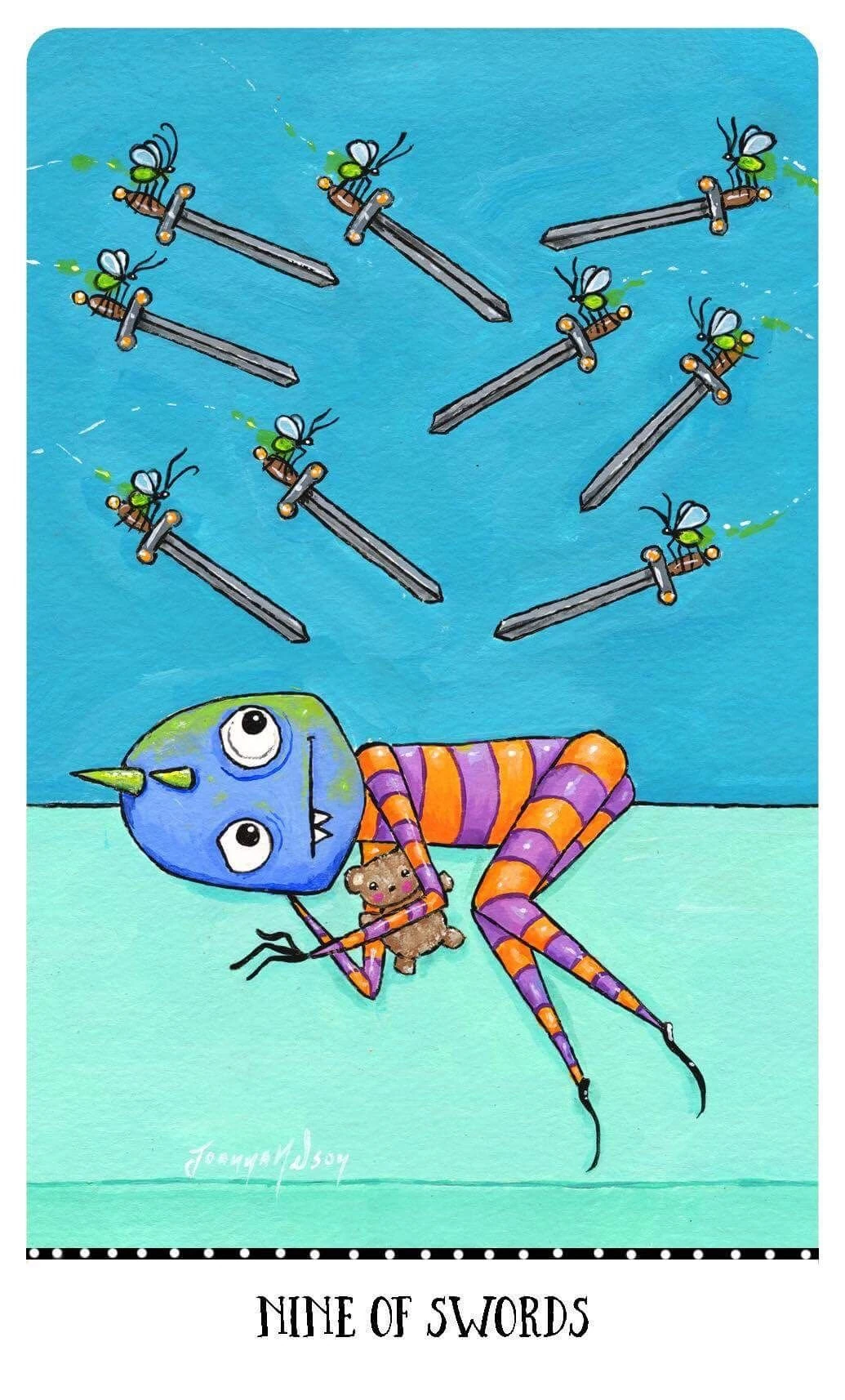 Nine of Swords - Monstarot - Joanna Nelson