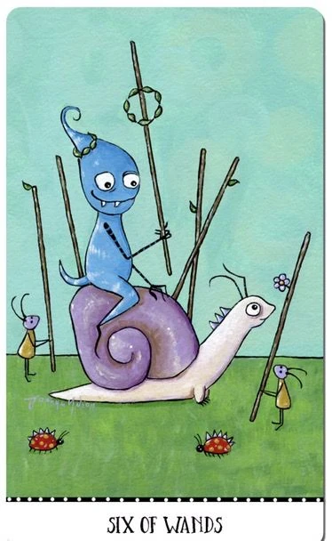 Six of Wands - Monstarot - Joanna Nelson