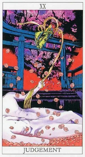 Judgment - The Moon Princess Himoko Tarot - Tarot Deck by Ayumi Kasai