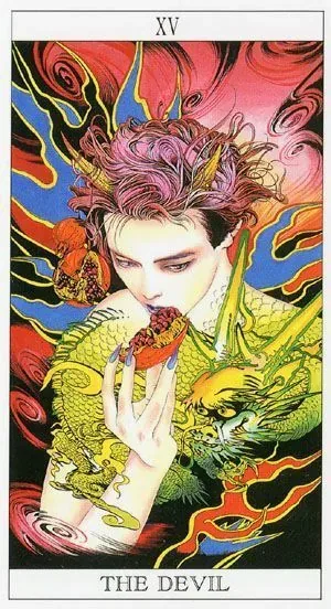 The Devil - The Moon Princess Himoko Tarot - Tarot Deck by Ayumi Kasai