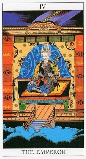 The Emperor - The Moon Princess Himoko Tarot - Tarot Deck by Ayumi Kasai
