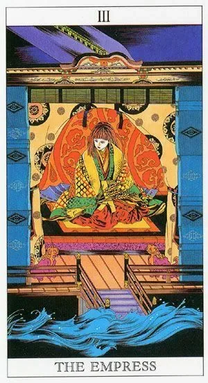 The Empress - The Moon Princess Himoko Tarot - Tarot Deck by Ayumi Kasai