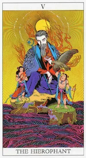 The Hierophant - The Moon Princess Himoko Tarot - Tarot Deck by Ayumi Kasai