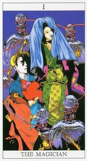 The Magician - The Moon Princess Himoko Tarot - Tarot Deck by Ayumi Kasai