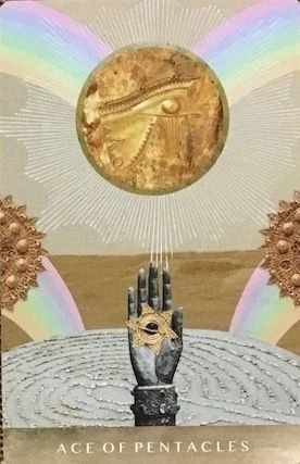 Ace of Pentacles - The Moonchild Tarot - Danielle Noel