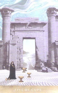 Five of Cups - The Moonchild Tarot - Danielle Noel