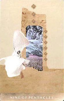 Nine of Pentacles - The Moonchild Tarot - Danielle Noel