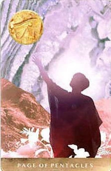 Page of Pentacles - The Moonchild Tarot - Danielle Noel