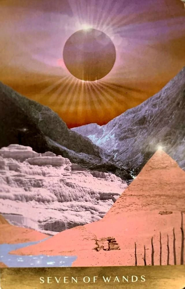 Seven of Wands - The Moonchild Tarot - Danielle Noel
