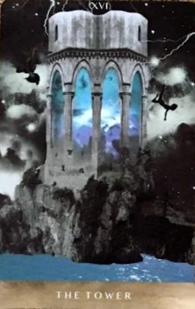 The Tower - The Moonchild Tarot - Danielle Noel