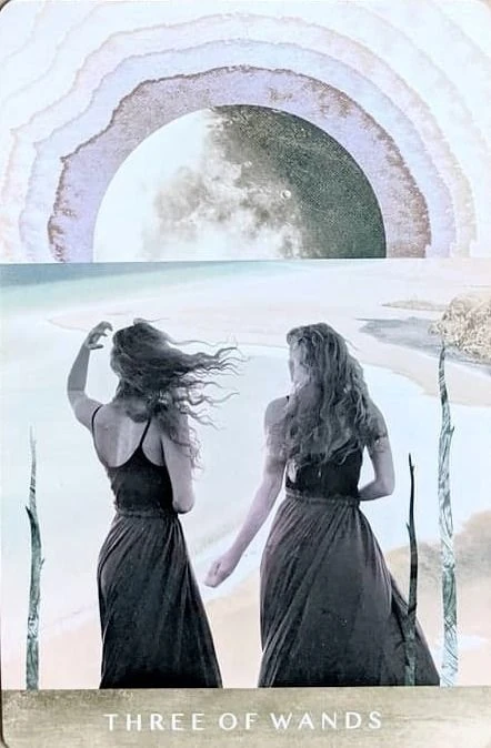 Three of Wands - The Moonchild Tarot - Danielle Noel