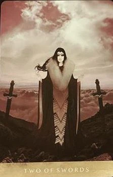 Two of Swords - The Moonchild Tarot - Danielle Noel