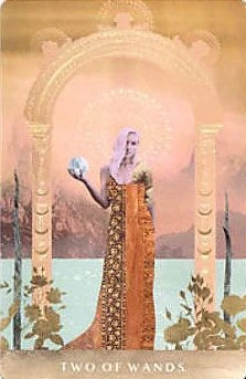 Two of Wands - The Moonchild Tarot - Danielle Noel