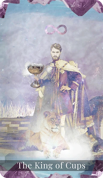 King of Cups - Moondust Tarot - Annalise Dragonetti