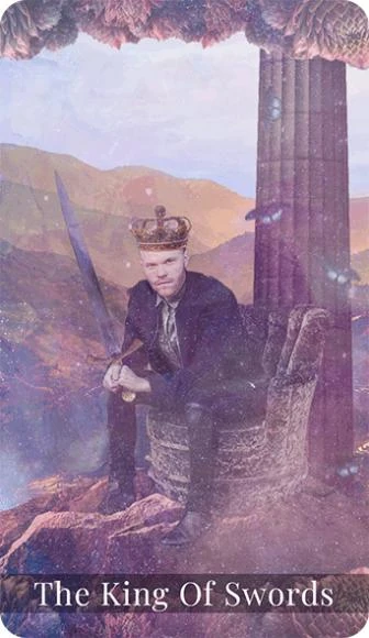 King of Swords - Moondust Tarot - Annalise Dragonetti