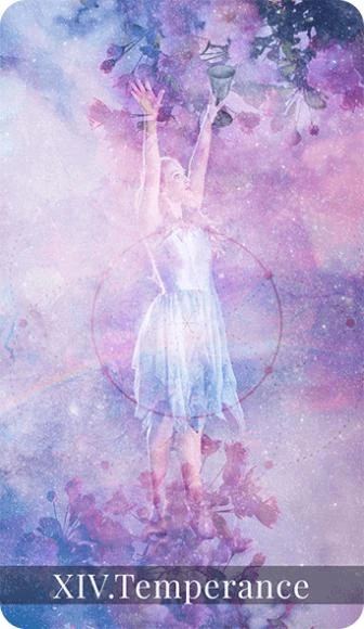 Temperance - Moondust Tarot - Annalise Dragonetti