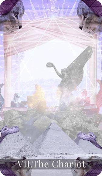 The Chariot - Moondust Tarot - Annalise Dragonetti