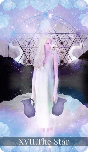 The Star card from the Moondust Tarot deck
