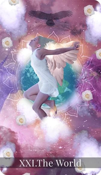 The World - Moondust Tarot - Annalise Dragonetti