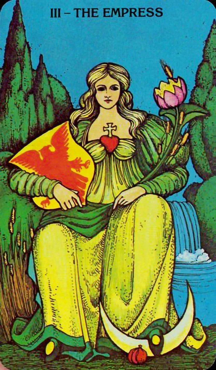 The Empress card from the Morgan-Greer Tarot deck