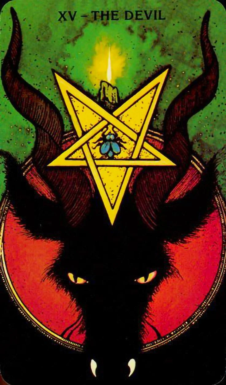The Devil card from the Morgan-Greer Tarot deck