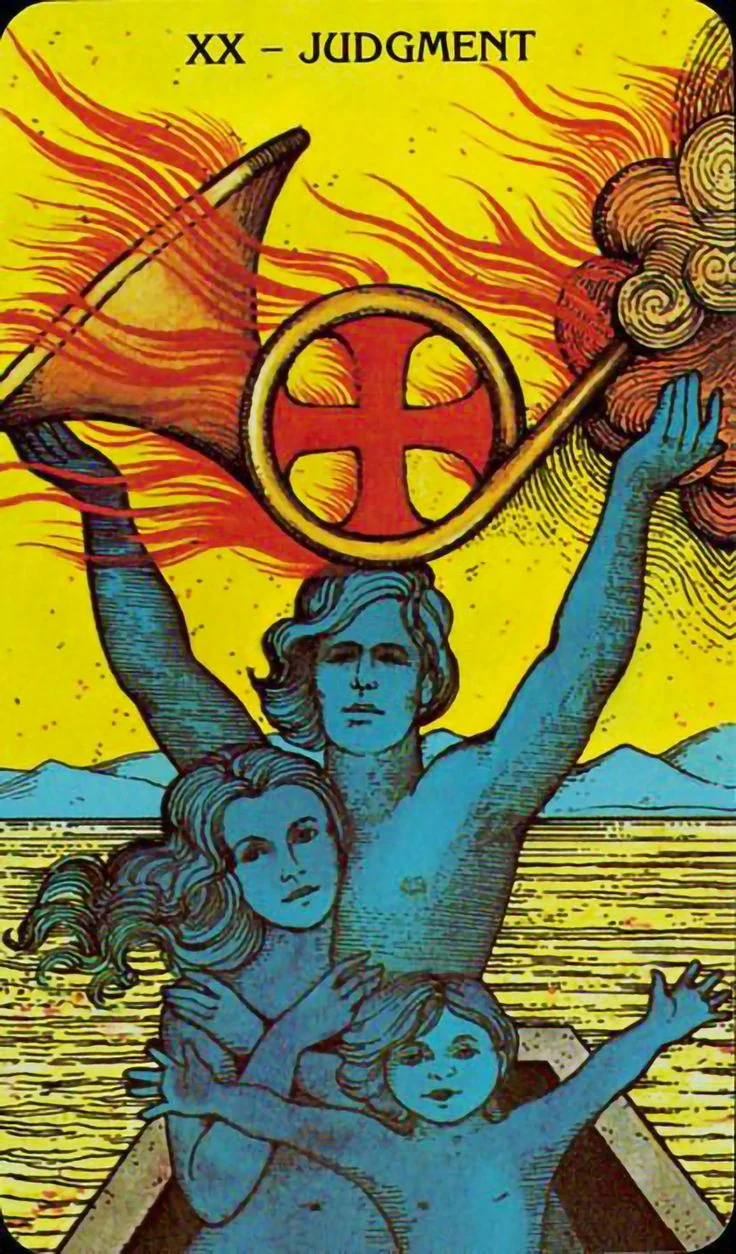 Judgement card from the Morgan-Greer Tarot deck